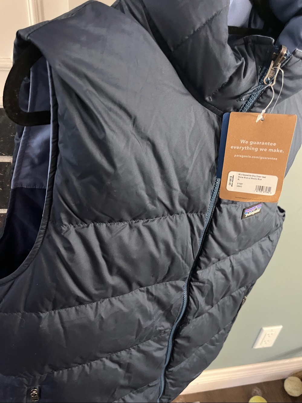 Patagonia Bivy Reversible Down  Puffer Vest - Picture 13 of 14